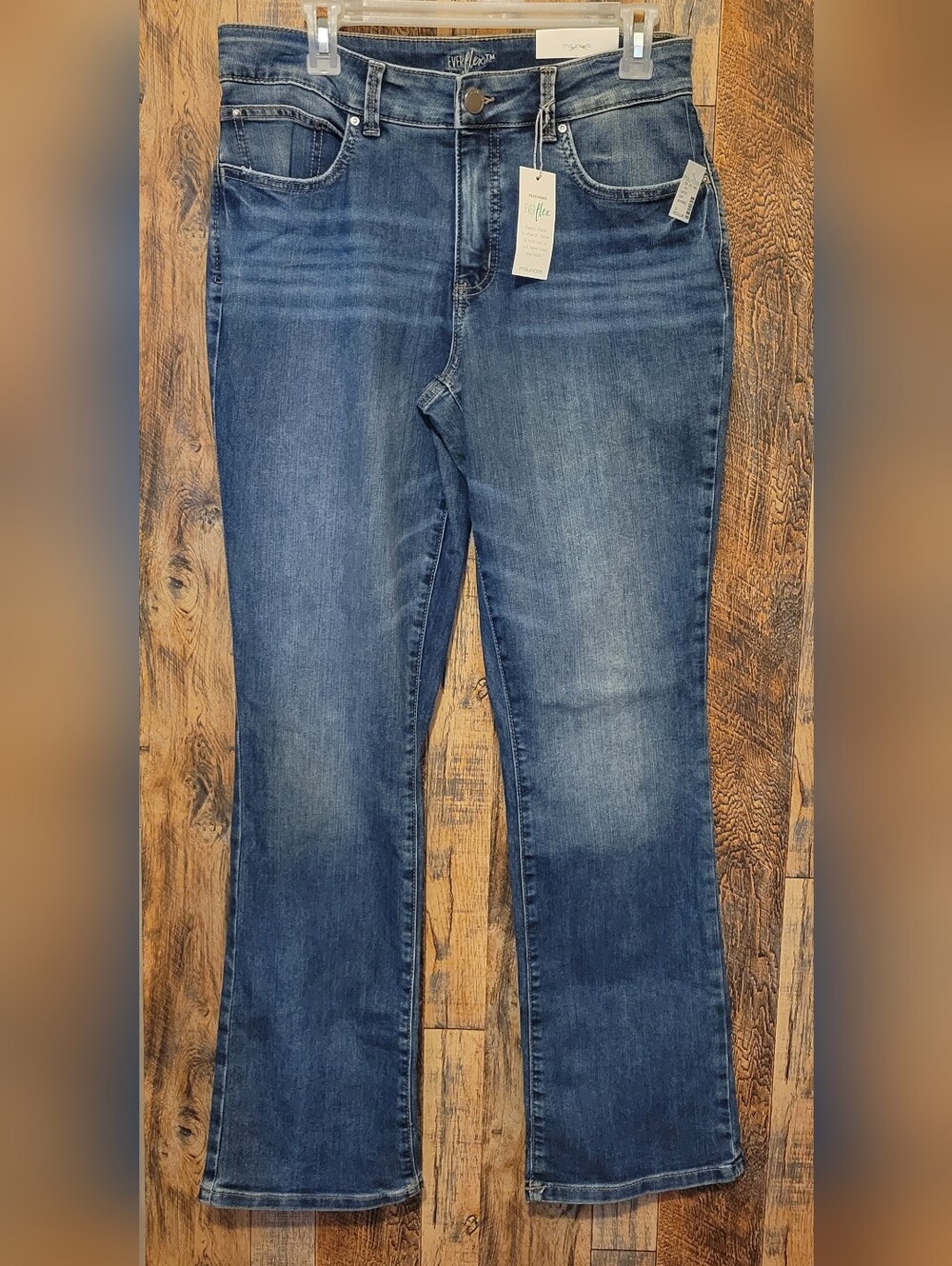 Maurices Women's Boot Cut Jeans in Medium Blue Wash